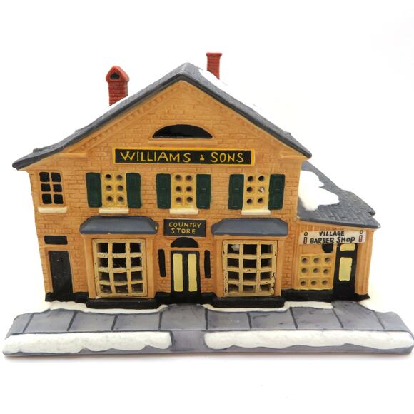 Hawthorne Rockwell The Country Store Village House 1993 Lighted Building 03582B - Picture 1 of 10